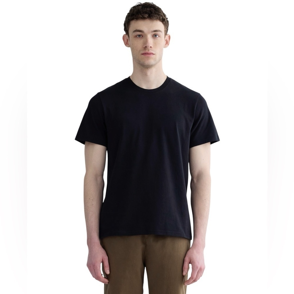 Everlane The Premium-Weight Crew Uniform Tshirt Black Size XL #1715